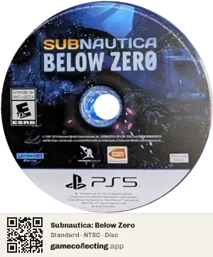 Subnautica: Below Zero PlayStation 5, NTSC disc