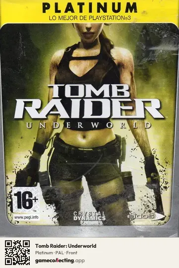 Tomb Raider: Underworld PlayStation 3, PAL box front