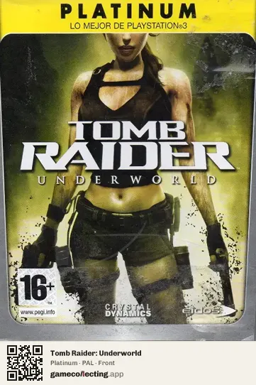 Tomb Raider: Underworld PlayStation 3, PAL box front