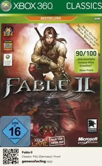 Fable II Xbox 360, Germany box front