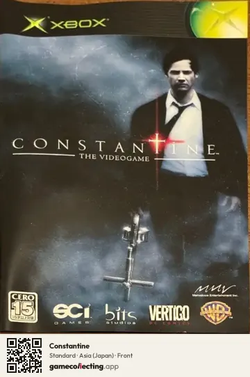 Constantine Xbox, Asia box front