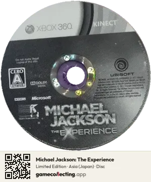 Michael Jackson: The Experience Xbox 360, Asia disc