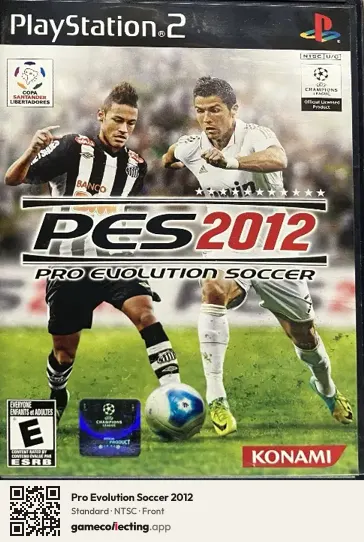 Pro Evolution Soccer 2012 PlayStation 2, NTSC box front