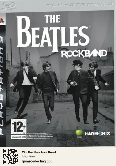 The Beatles: Rock Band PlayStation 3, PAL box front