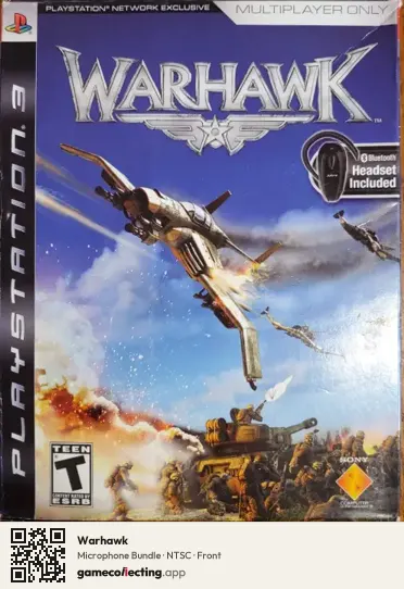 Warhawk PlayStation 3, NTSC box front