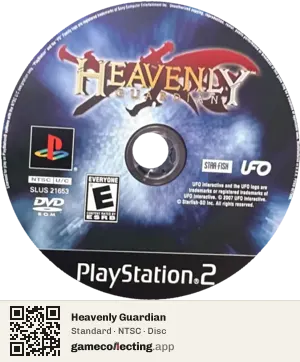 Heavenly Guardian PlayStation 2, NTSC disc