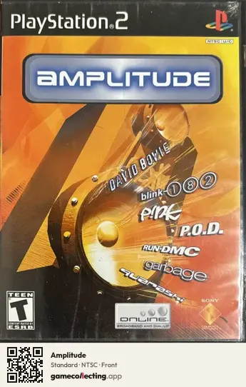 Amplitude PlayStation 2, NTSC box front