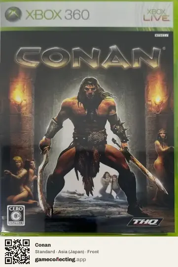 Conan Xbox 360, Asia box front