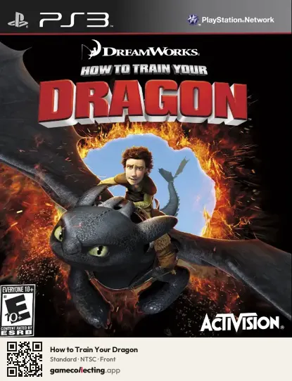 How to Train Your Dragon PlayStation 3, NTSC box front