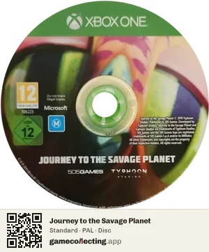 Journey to the Savage Planet Xbox One, PAL disc