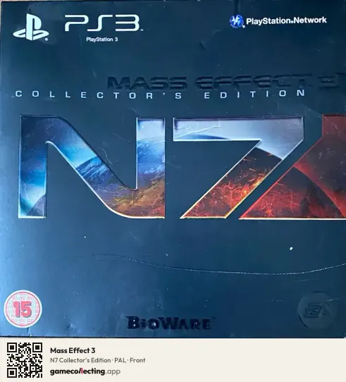 Mass Effect 3 PlayStation 3, PAL box front