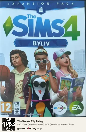 The Sims 4: City Living Computer, Nordic countries box front