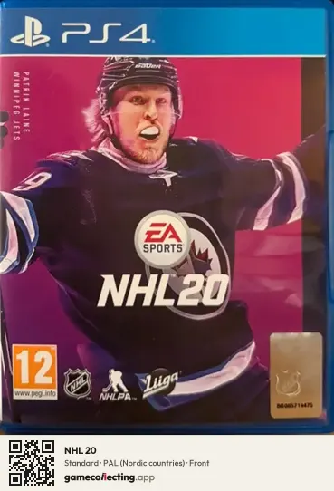 NHL 20 PlayStation 4, Nordic countries box front