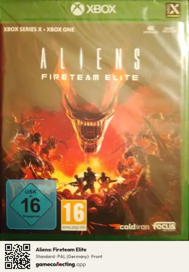 Aliens: Fireteam Elite Xbox Series X, Germany box front