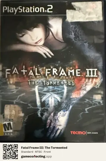 Fatal Frame III: The Tormented PlayStation 2, NTSC box front