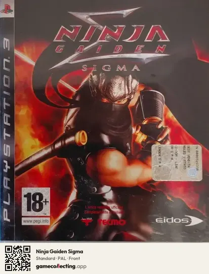 Ninja Gaiden Sigma PlayStation 3, PAL box front