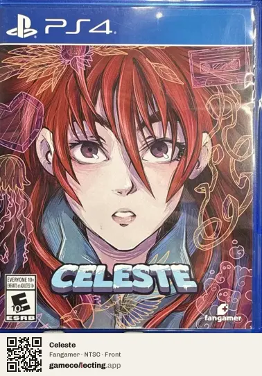 Celeste PlayStation 4, NTSC box front