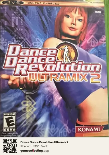 Dance Dance Revolution Ultramix 2 Xbox, NTSC box front