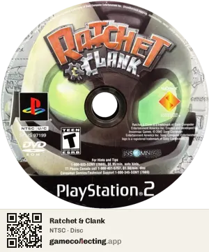 Ratchet & Clank PlayStation 2, NTSC disc