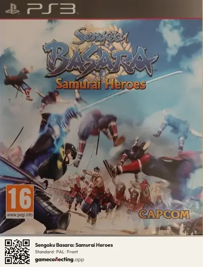 Sengoku Basara: Samurai Heroes PlayStation 3, PAL box front