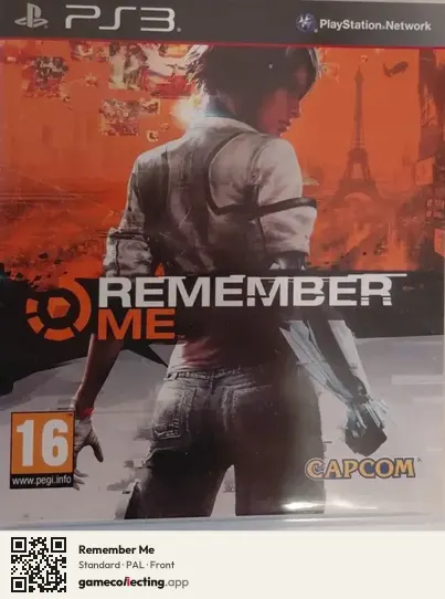 Remember Me PlayStation 3, PAL box front