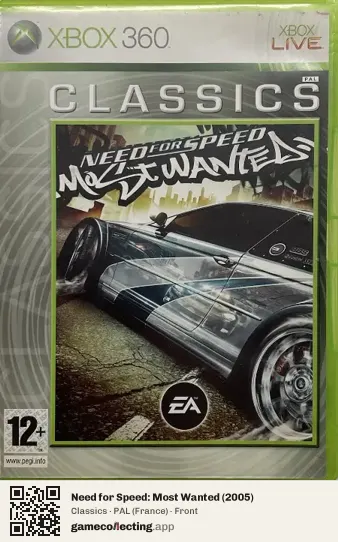 Need for Speed: Most Wanted (2005) Xbox 360, France box front