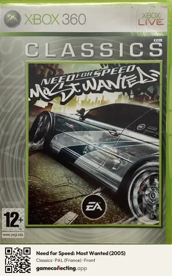 Need for Speed: Most Wanted (2005) Xbox 360, France box front