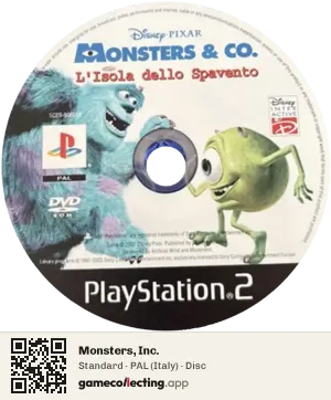 Monsters, Inc. PlayStation 2, PAL disc