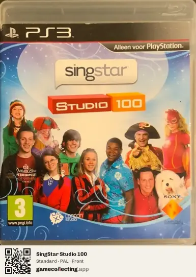 SingStar Studio 100 PlayStation 3, PAL box front