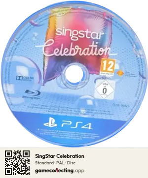 SingStar Celebration PlayStation 4, PAL disc