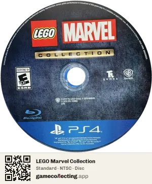 LEGO Marvel Collection PlayStation 4, NTSC disc