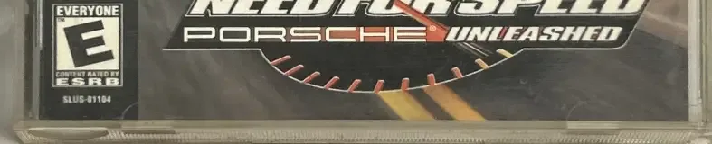 Need for Speed: Porsche Unleashed, the ESRB box on its front