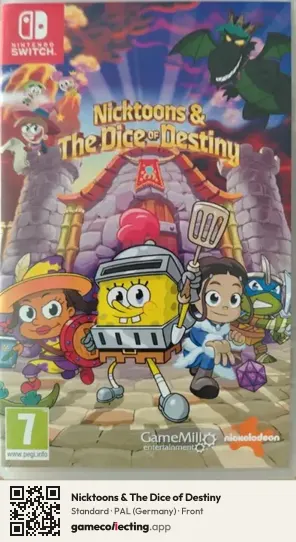 Nicktoons & The Dice of Destiny Nintendo Switch, Germany box front