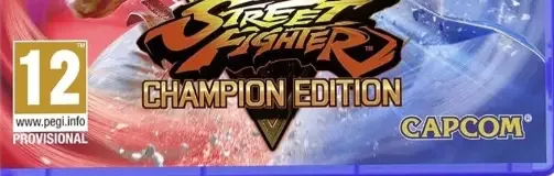 Street Fighter V, the PEGI square on its front