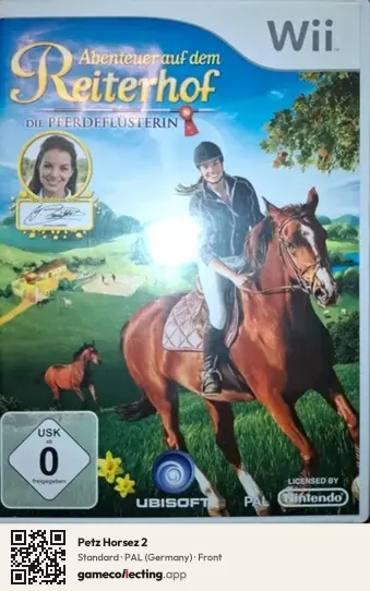 Petz Horsez 2 Nintendo Wii, Germany box front