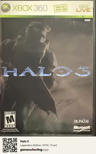 Halo 3 Xbox 360, NTSC box front