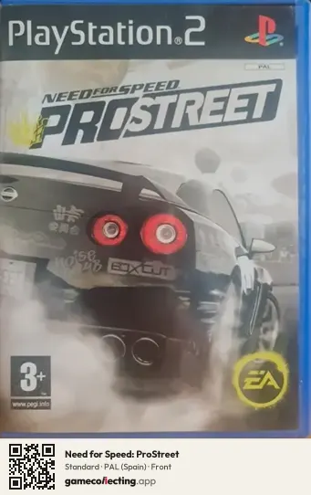 Need for Speed: ProStreet PlayStation 2, Spain box front
