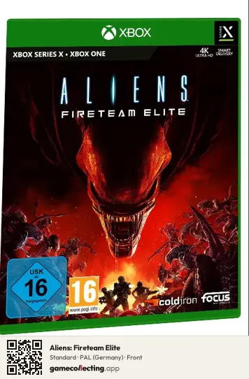 Aliens: Fireteam Elite Xbox Series X, Germany box front