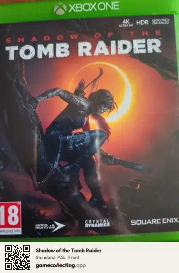 Shadow of the Tomb Raider Xbox One, PAL box front