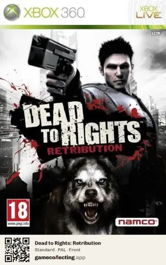 Dead to Rights: Retribution Xbox 360, PAL box front