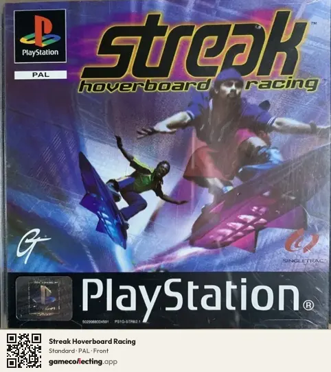 Streak Hoverboard Racing PlayStation, PAL box front
