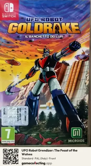 UFO Robot Grendizer: The Feast of the Wolves Nintendo Switch, Italy box front