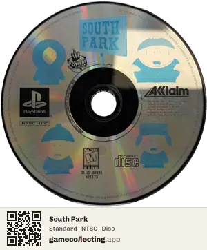 South Park PlayStation, NTSC disc