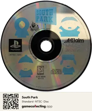 South Park PlayStation, NTSC disc