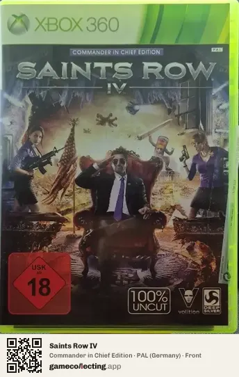 Saints Row IV Xbox 360, Germany box front