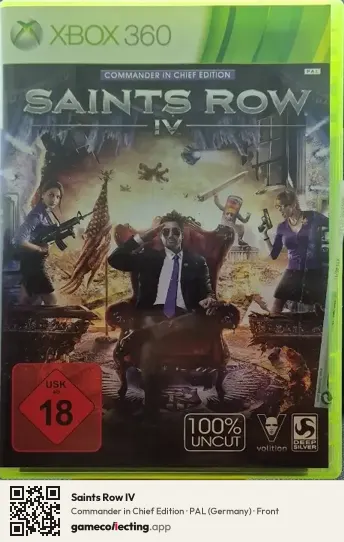 Saints Row IV Xbox 360, Germany box front