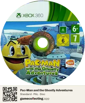 Pac-Man and the Ghostly Adventures Xbox 360, PAL disc