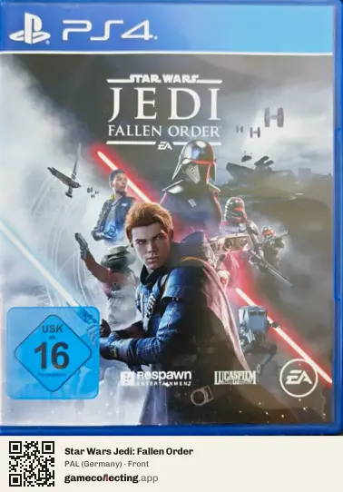Star Wars Jedi: Fallen Order PlayStation 4, Germany box front