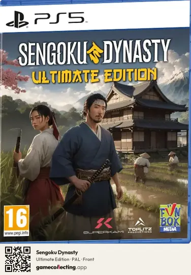 Sengoku Dynasty PlayStation 5, PAL box front