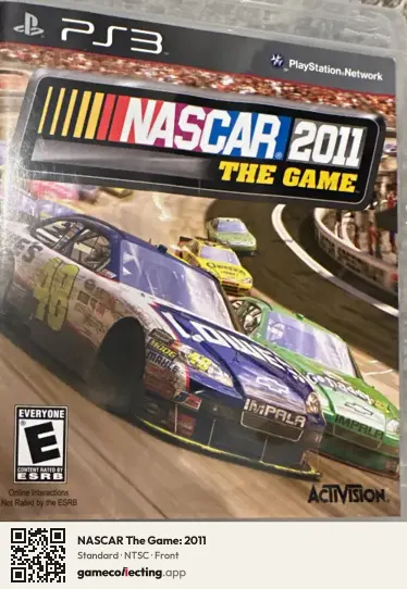 NASCAR The Game: 2011 PlayStation 3, NTSC box front